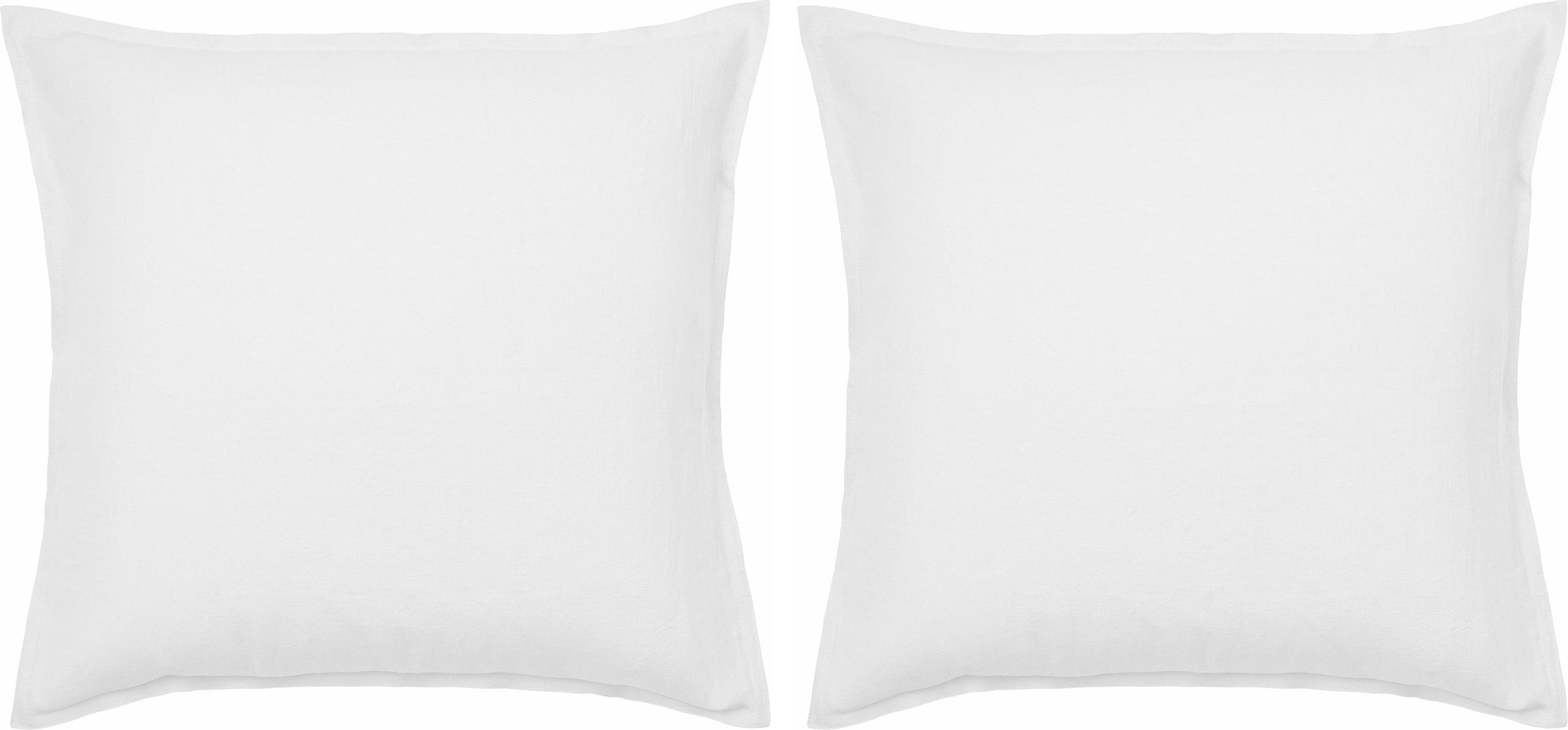 Poszewki na poduszki Soft Collection 60 x 63 cm białe 2 szt.