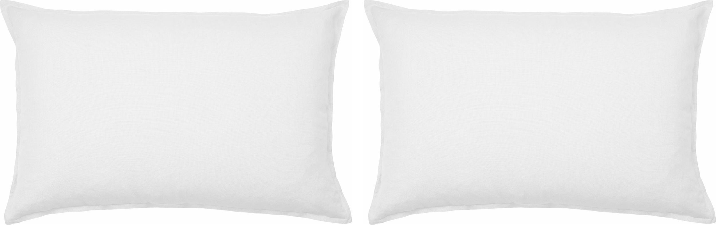 Poszewki na poduszki Soft Collection 60 x 70 cm białe 2 szt.
