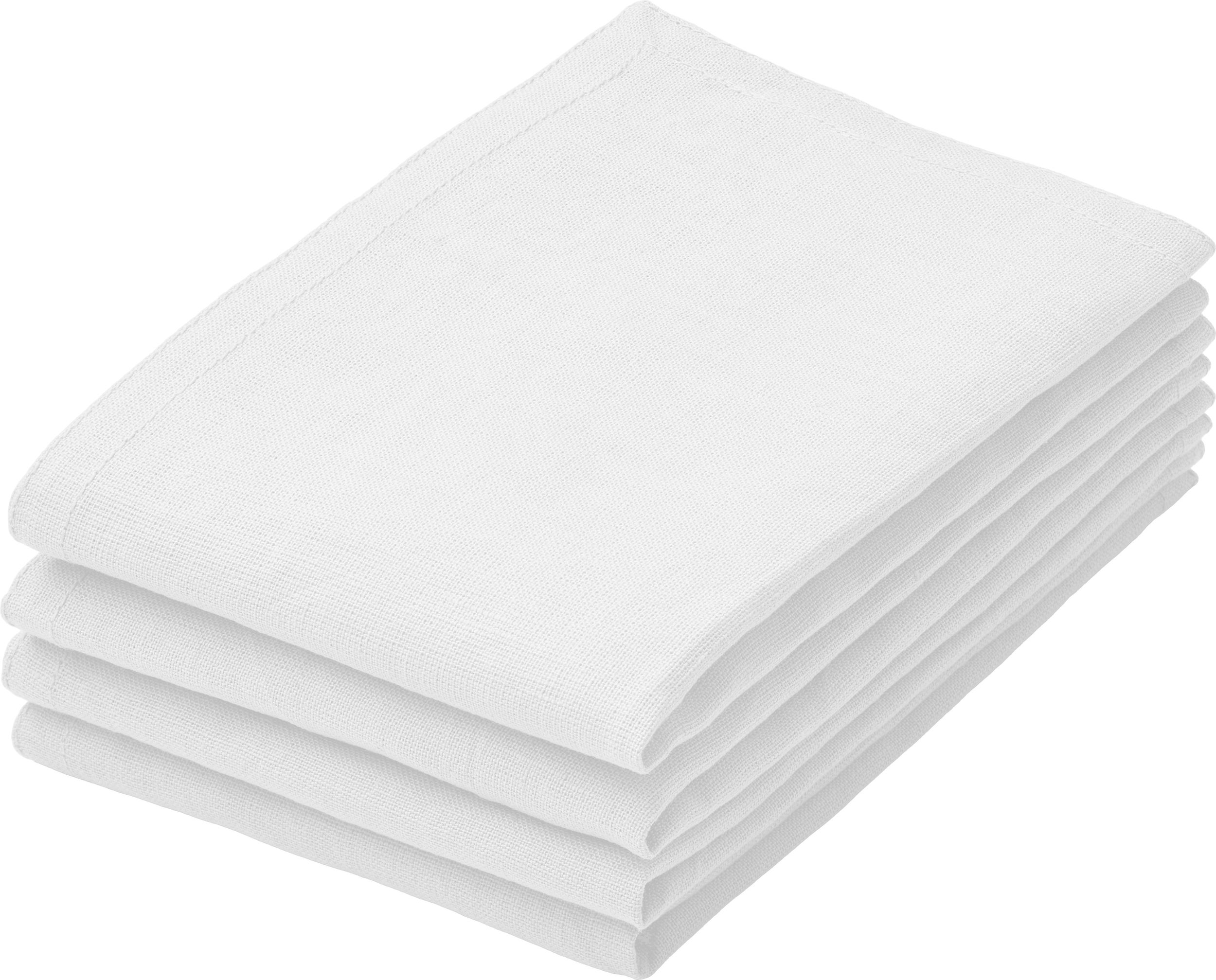 Serwetki Soft Collection białe 4 szt.