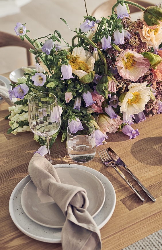 Soft Collection Serviettes de Table, sable, Lot de 4