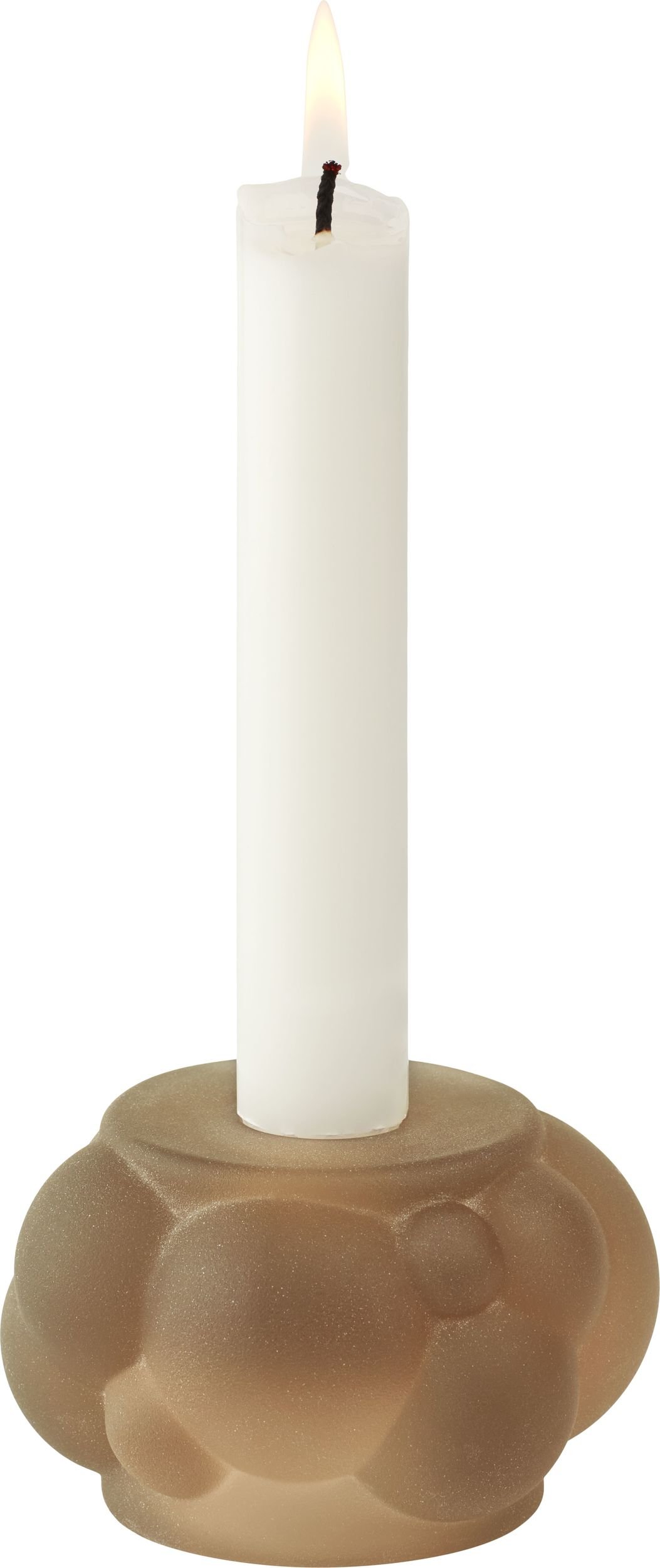 Świecznik Bulk 5,5 cm karmelowy
