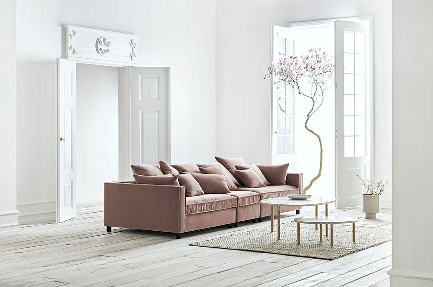 Torch Βάζο, 38 cm, μπεζ