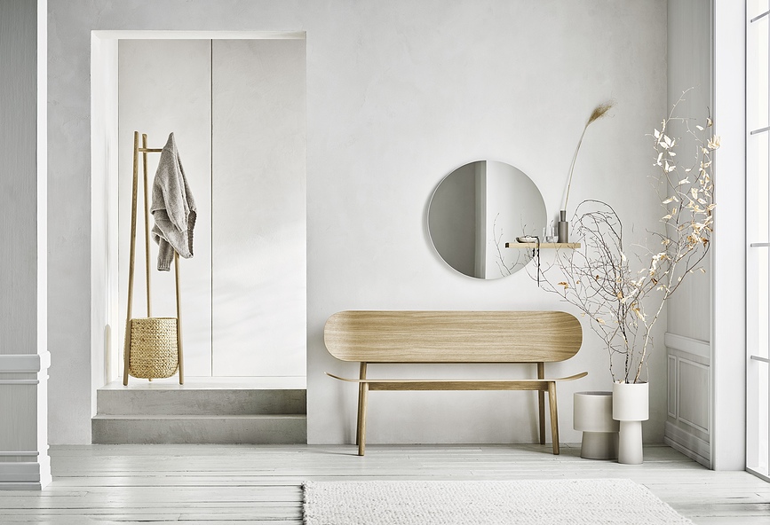 Torch Βάζο, 46 εκ., μπεζ