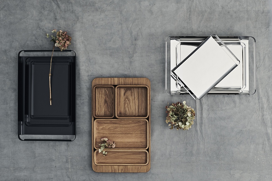 Unio Δίσκος Σερβιρίσματος, 38 εκ., γυαλισμένο ατσάλι