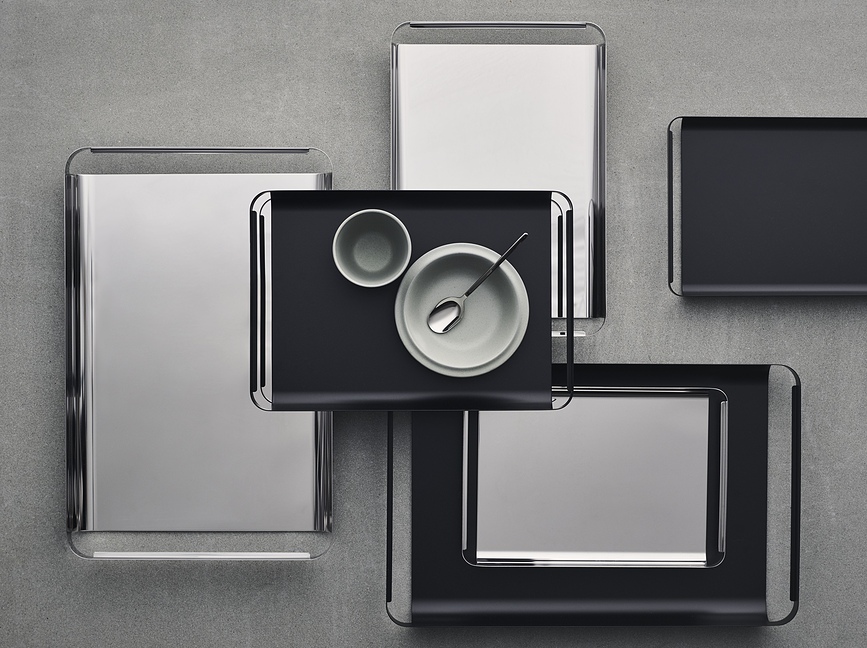 Unio Pladenj za serviranje, 38 cm, polirano jeklo