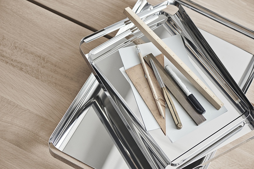 Unio Pladenj za serviranje, 38 cm, polirano jeklo