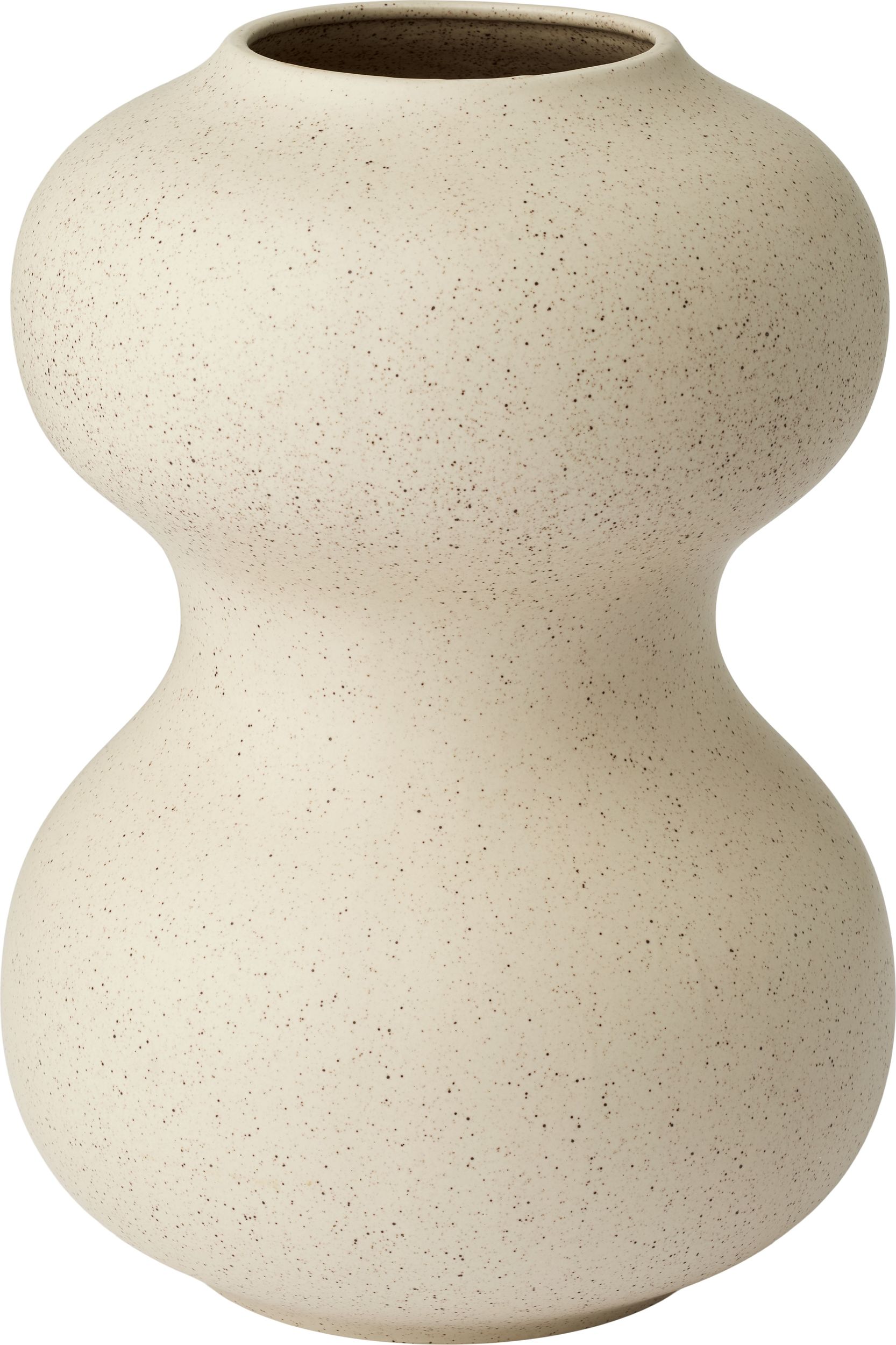 Wazon Mingei 32,5 cm piaskowy kamionkowy