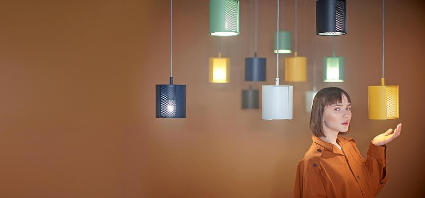 Ogen Φωτιστικό Κρεμαστό, γκρι