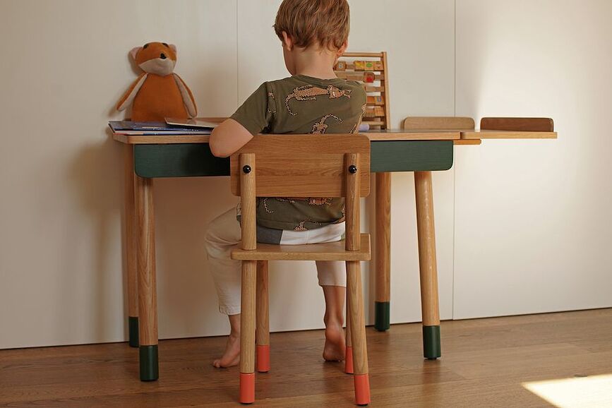 Rise Chaise Enfant, bleue