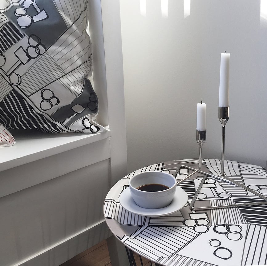 Bandeja de servicio Sweden from Above Countryside, redonda, 46 cm