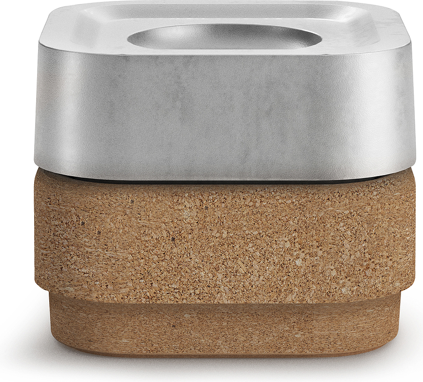 Base de Corcho Stumpastaken Ettan, negra, para candelabro