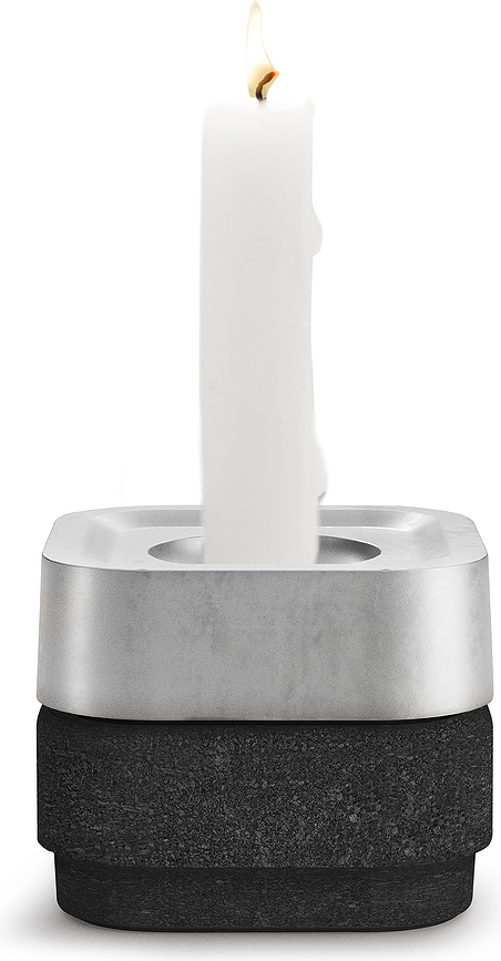 Base de Corcho Stumpastaken Ettan, negra, para candelabro