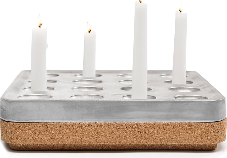 Base de corcho para Candelabro Stumpastaken, negra