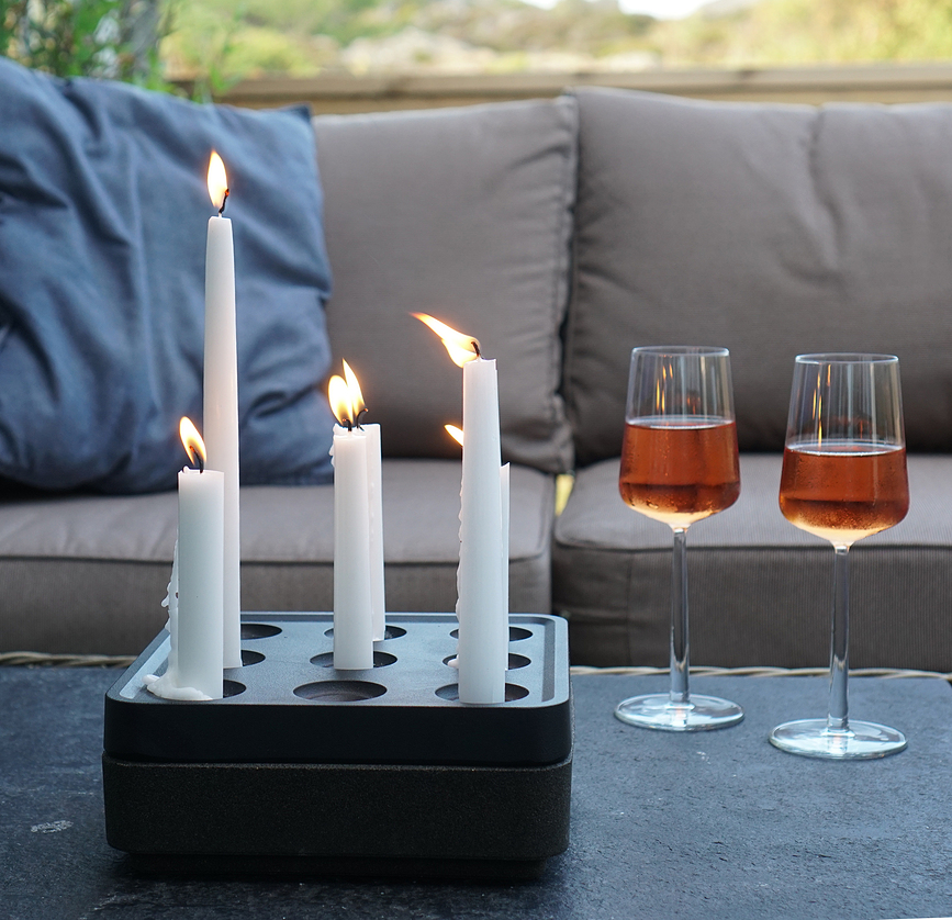 Base de corcho Stumpastaken S, negra