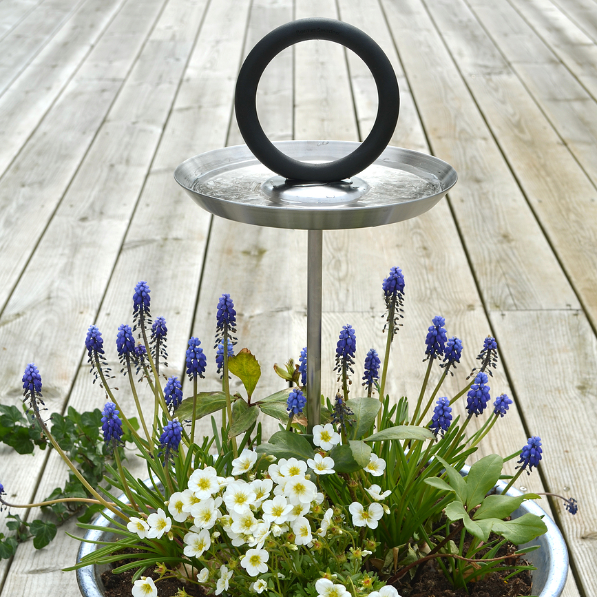 Bebedero para Pájaros Round Up, negro