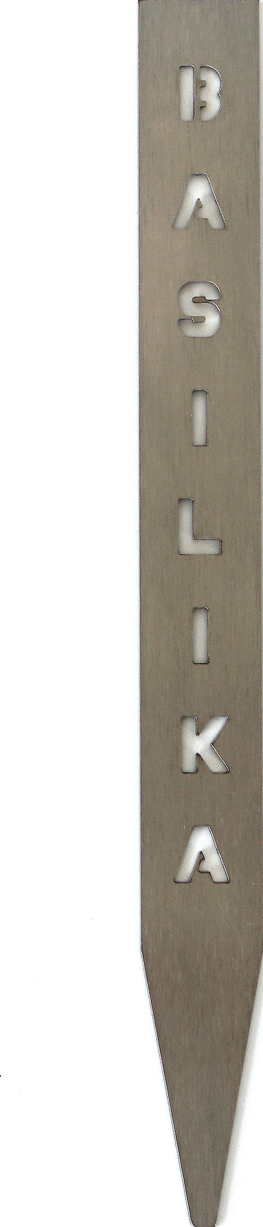 Born in Sweden Basilika Kräutermarker aus rostfreiem Stahl