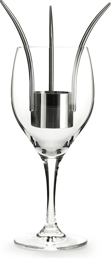 Born in Sweden Bougeoir, acier brossé