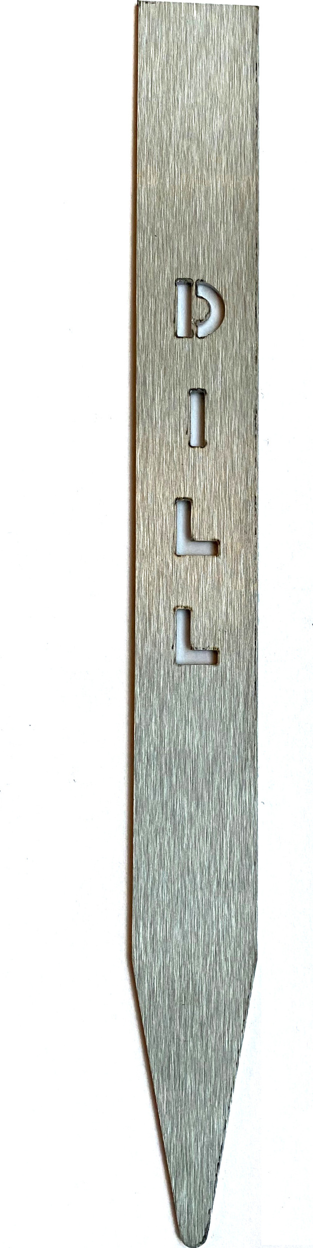 Born in Sweden Dill Kräutermarker aus rostfreiem Stahl