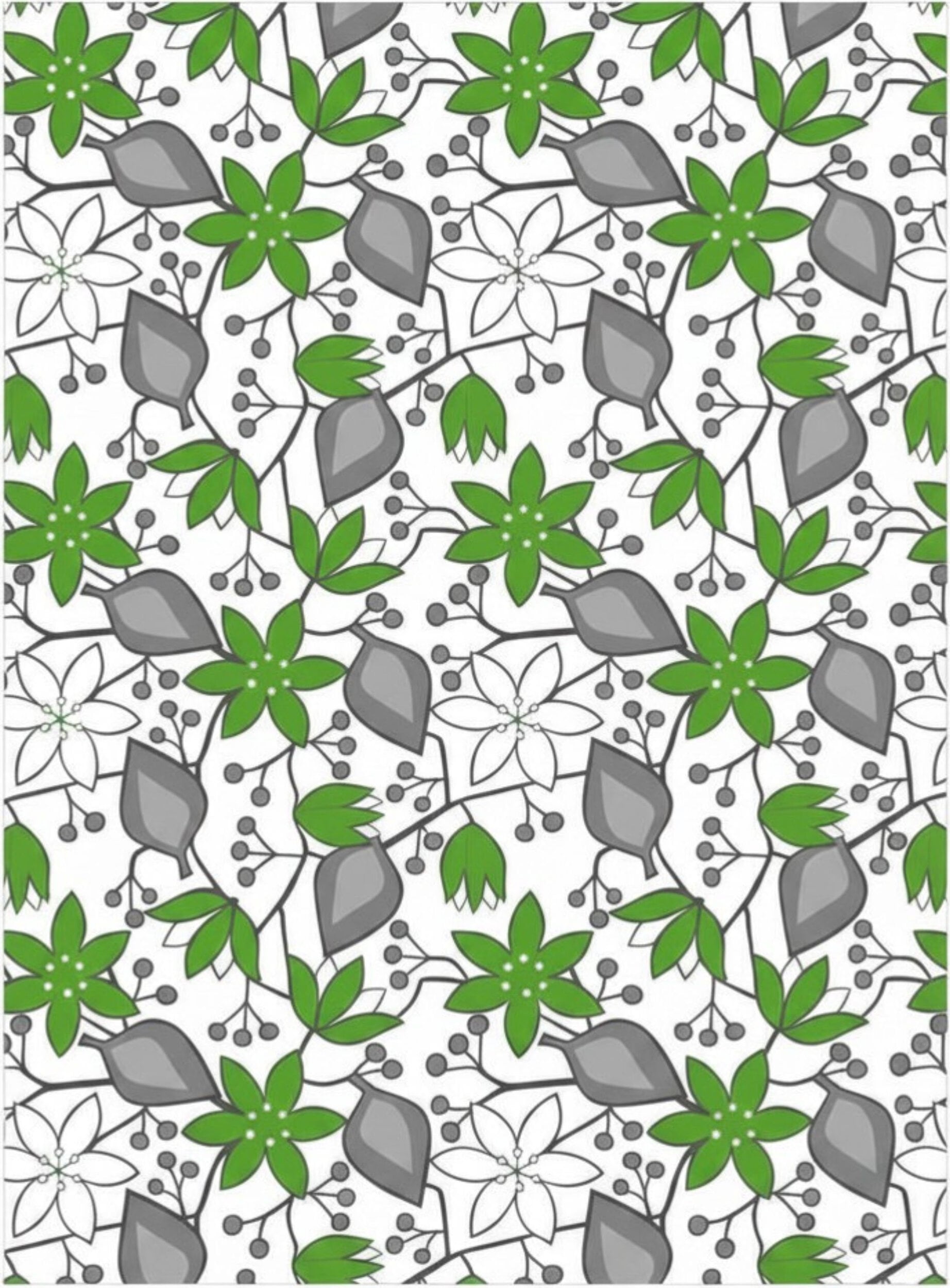 Born In Sweden Geschirrtuch Helleborus Green 70 x 50 cm