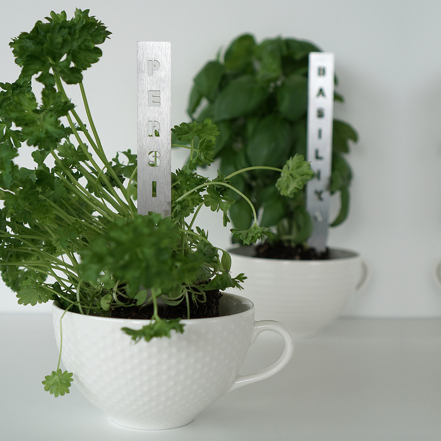 Born in Sweden Oznaka za zelišča Chili, nerjaveče jeklo