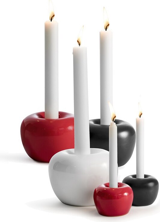 Portavelas Apple, grande, negro