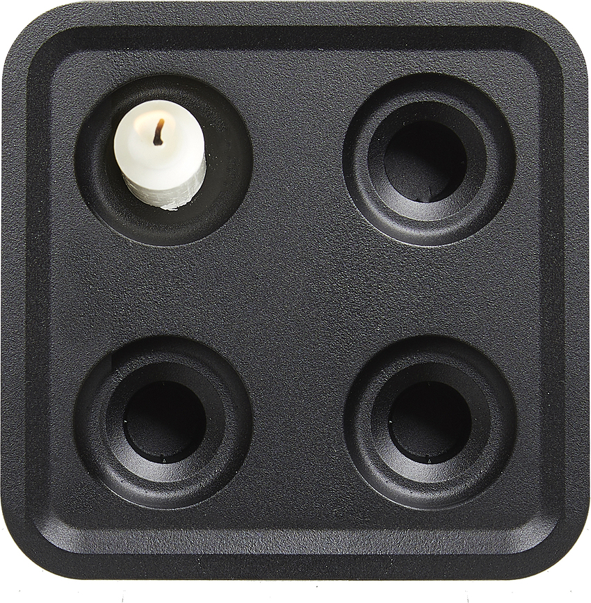 Candelabro de aluminio Stumpastaken Fyran