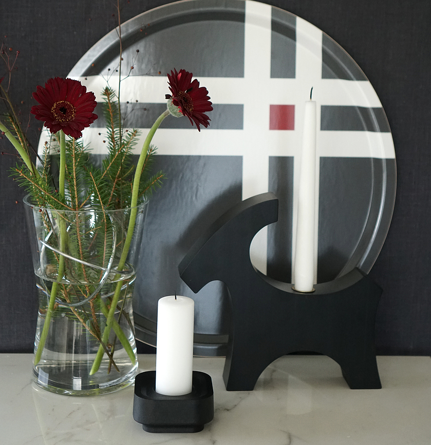 Cross Thick Pladanj za posluživanje 31 cm crni