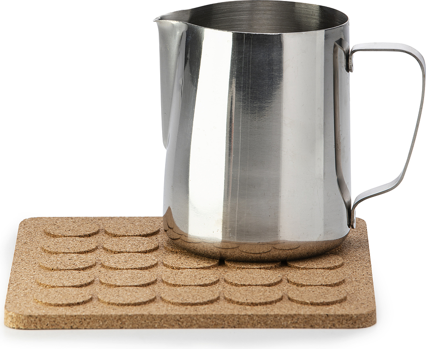 Dots Podmetač za vruće posuđe crni pluteni