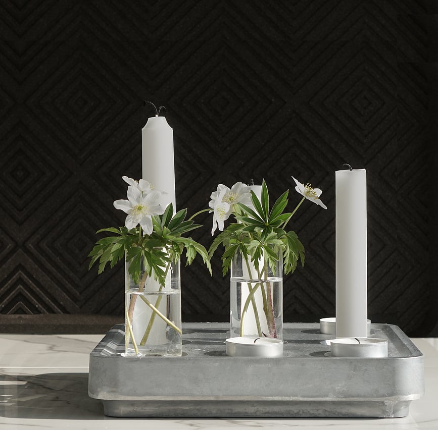 Jarrones accesorios Stumpastaken, para candelabro, 4 unidades