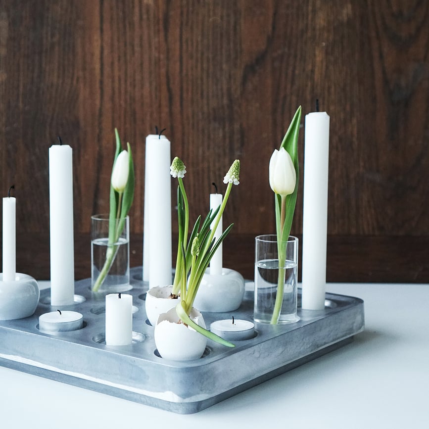 Jarrones accesorios Stumpastaken, para candelabro, 4 unidades