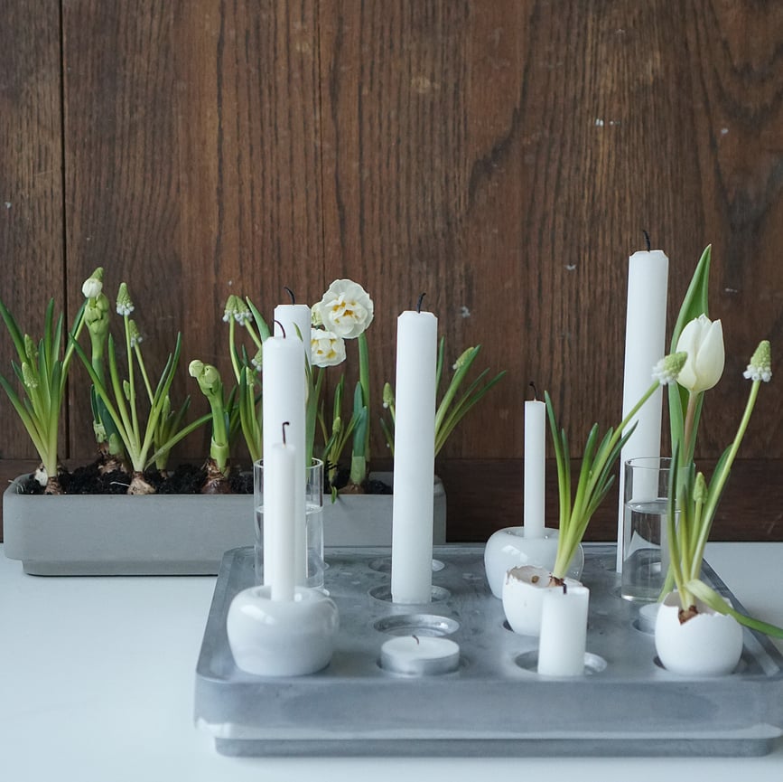 Jarrones accesorios Stumpastaken, para candelabro, 4 unidades