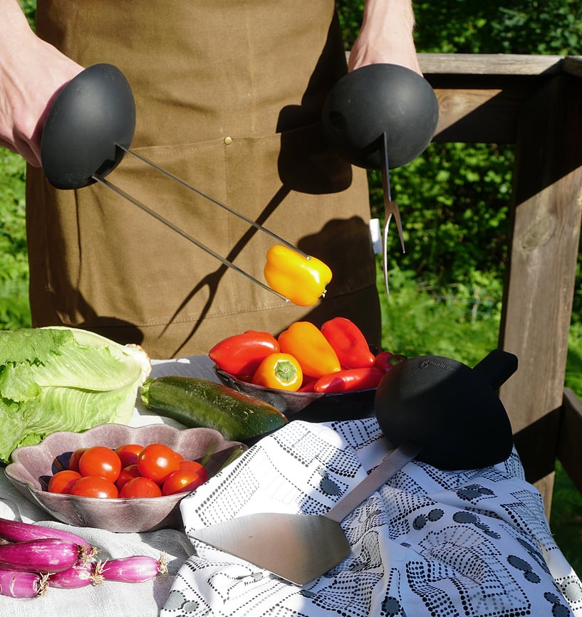 Juego de Utensilios para Barbacoa de acero inoxidable Born in Sweden, Set de 3 piezas