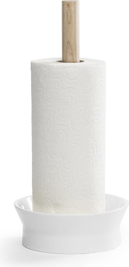 Keukenpapier standaard Born In Sweden wit