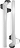 Leaf Couverts à salade, acier inoxydable, brillant, Lot de 2
