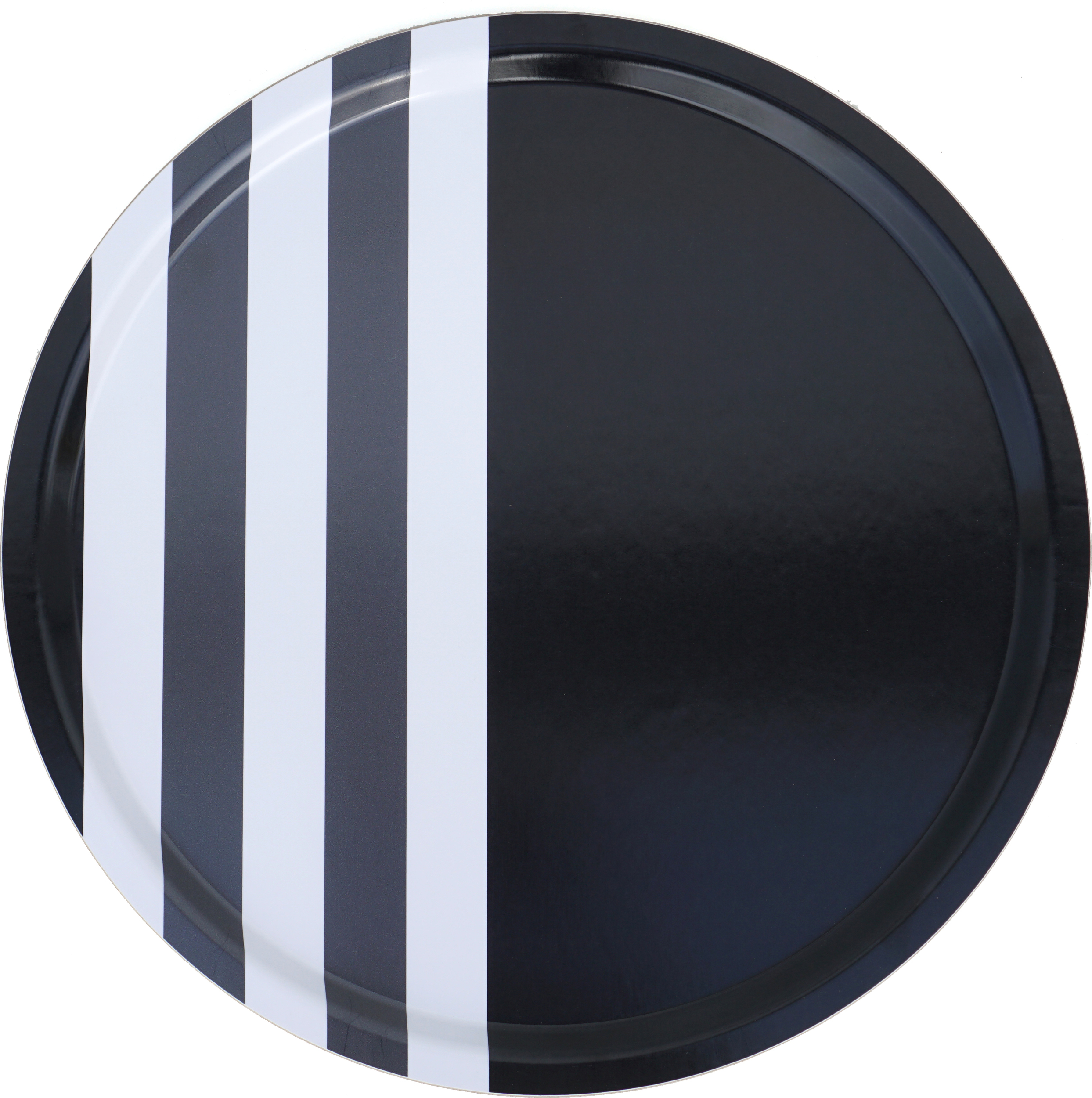 Line Serviertablett 46 cm schwarz