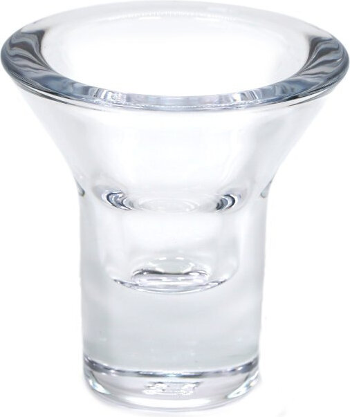 Lumi Kerzenhalter für klassische Kerzen 8 cm, transparent