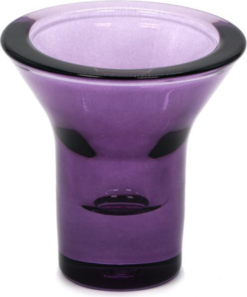 Lumi Kerzenhalter für klassische Kerzen 8 cm, transparent violett