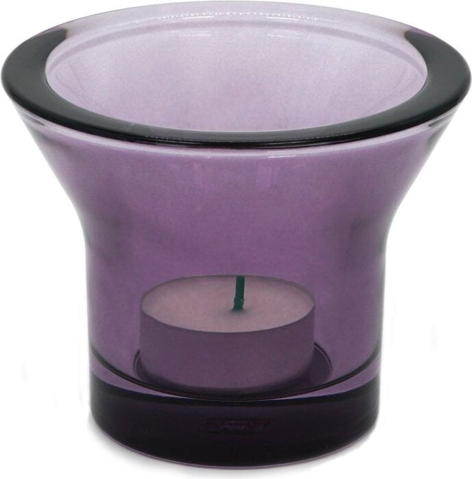 Lumi Teelichthalter, transparent, violett