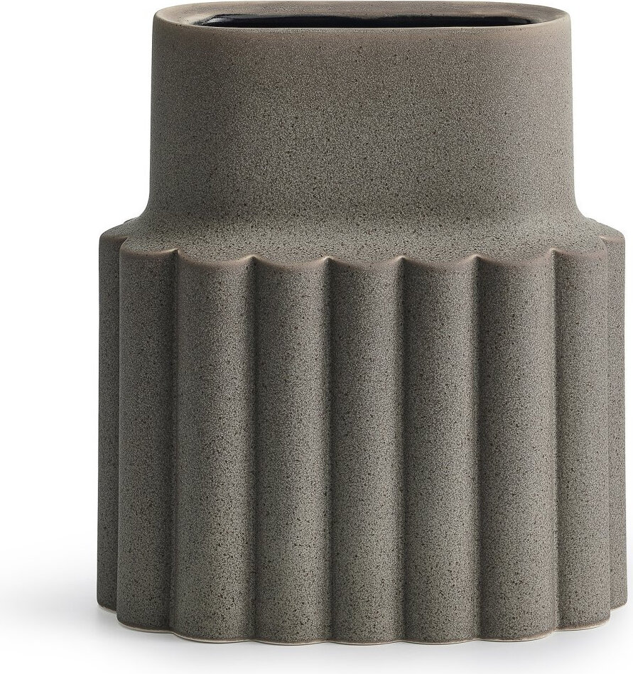 Mylla Vase oval, grau