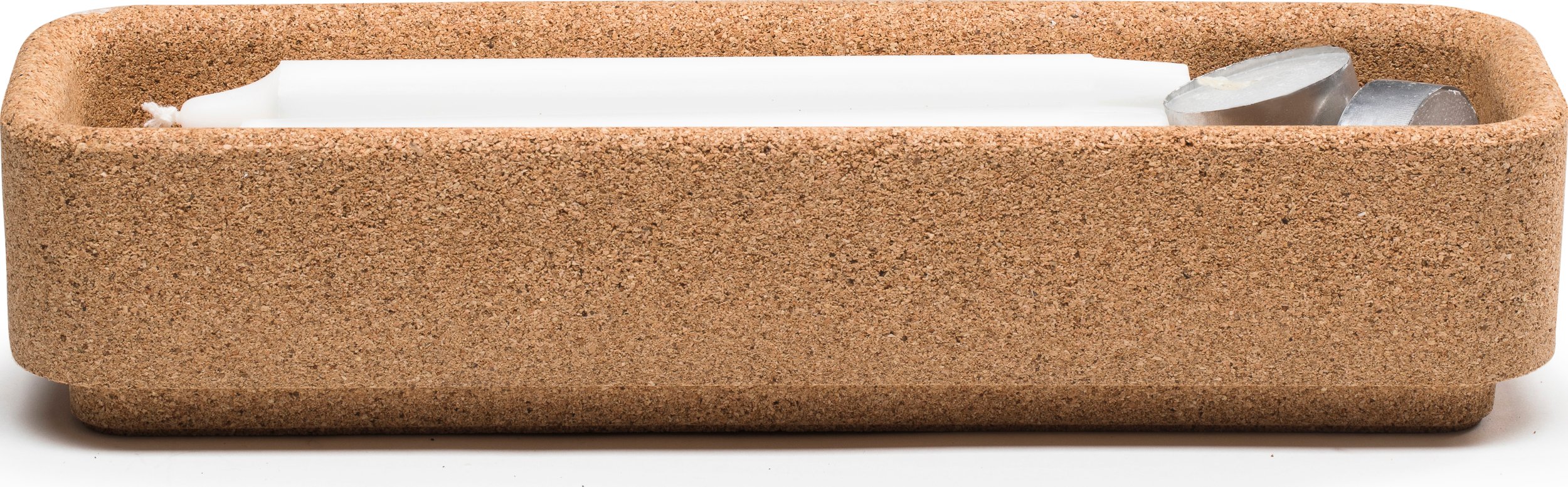 Podstawka pod świecznik Stumpastaken Long naturalna korkowa