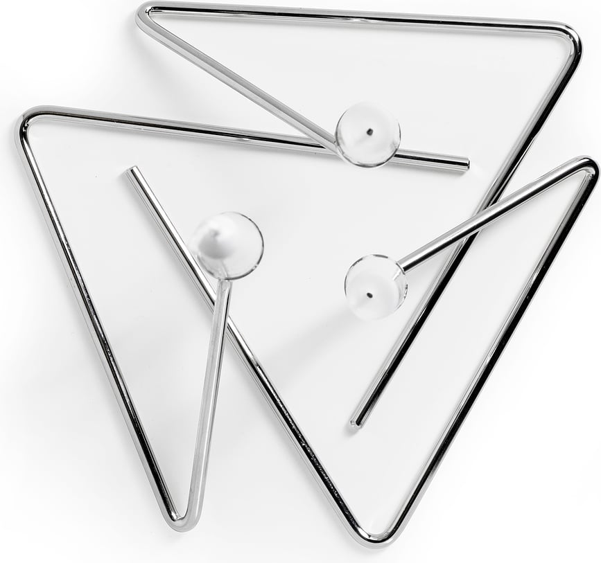 Portavelas para vela clásica Puzzle, 14 cm, plateado