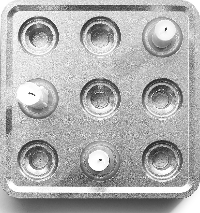 Candelabro de aluminio Stumpastaken, modelo S