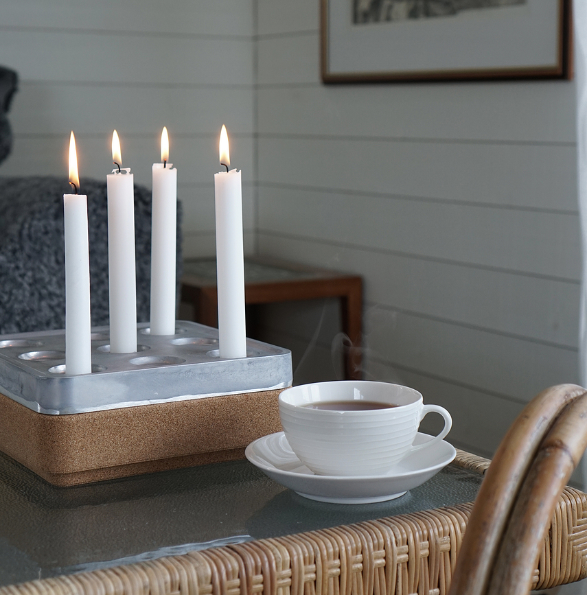Candelabro de aluminio Stumpastaken, modelo S