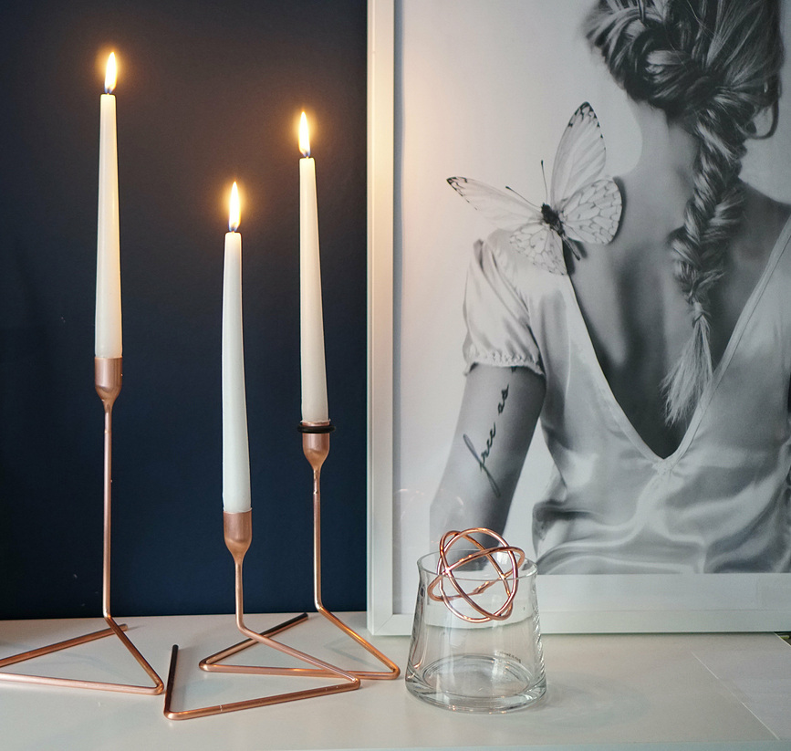 Puzzle Κηροπήγιο, 14 cm, χάλκινο