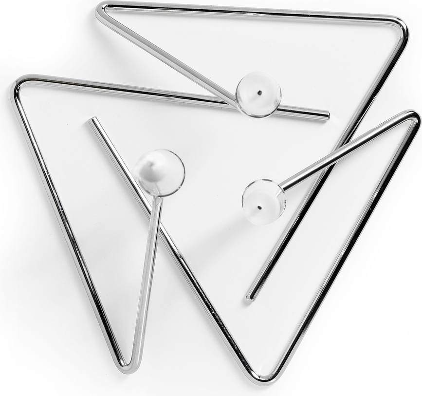 Puzzle Svečnik za klasično svečo, 14 cm, srebrn