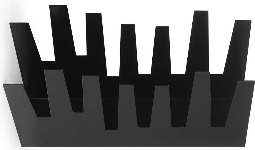 Range-revues Sleek noir