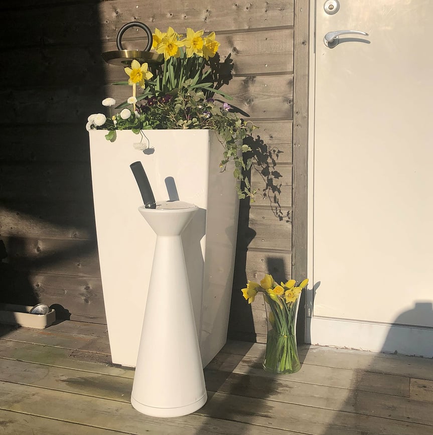 Regadera Born In Sweden, 7,5 L, negra