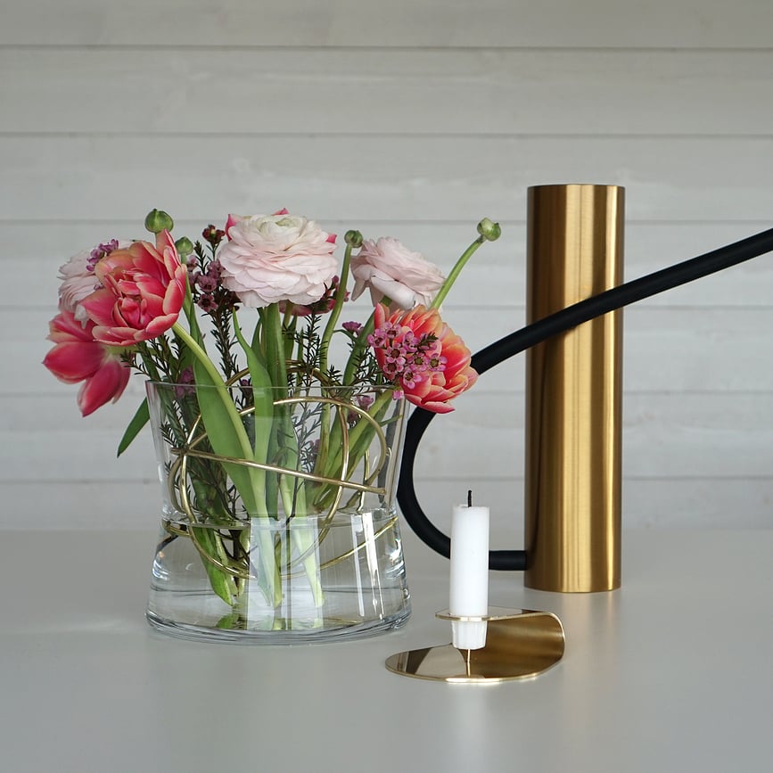 Regadera Born in Sweden, acero inoxidable mate