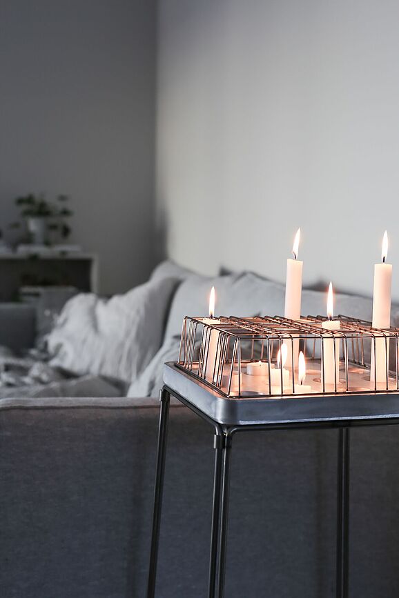 Rejilla de acero, para candelabro Stumpastaken