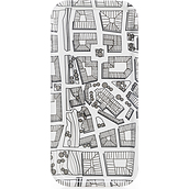 Serviravimo padėklas Sweden from Above City stačiakampio formos 15 x 32 cm